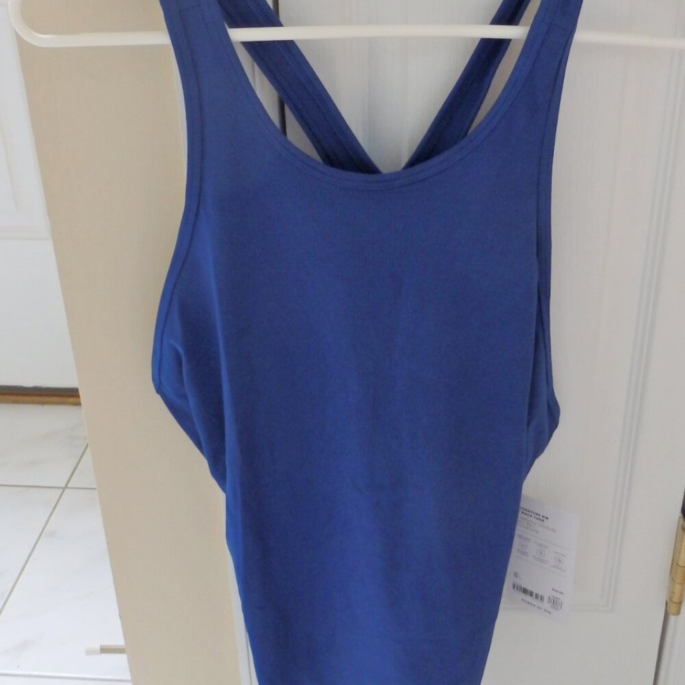 Athleta Deep Teal Racerback Tank - Picture 4 of 8